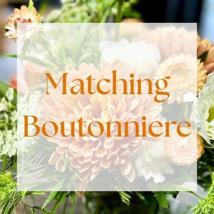Matching Boutonniere
