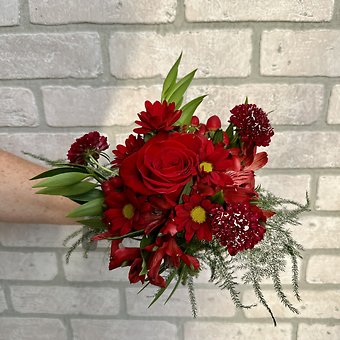 Red and Burgundy Bouquet