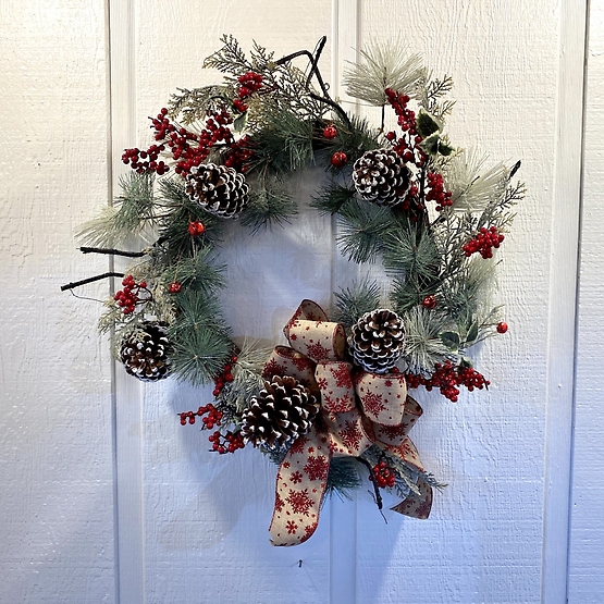 Frosted Pine Wreath