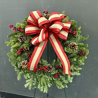 Country Christmas wreath
