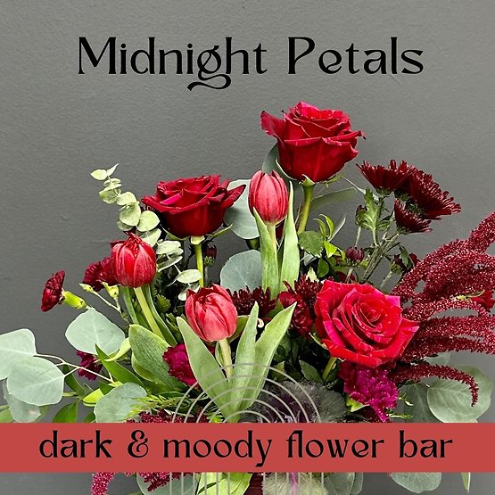 Midnight Petals: Moody Bouquet Bar 10/29 6P HiHo Brewing Co